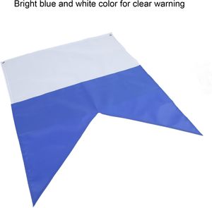 Bandera alfa internacional 27,6x23,6 pulgadas poliéster azul y blanco esnórquel y buceo banderín Universal para barcos - Product Image 4