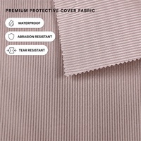 Tissu Oxford en polyester jacquard torsadé enduit de PU résistant à l'eau 700Dx100D pour les housses de barbecue et les housses de voiture