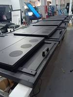 Totem Digital LCD Drive-thru Luar Ruangan 55 Inci, Kecerahan Tinggi 3000 Nits, Tahan Air IP66, Laminasi Penuh, Anti-silau