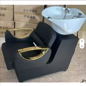 Venta al por mayor de fábrica: Sillón de peluquería reclinable con terapia capilar, cama de masaje para champú y lavacabezas de salón - Product Image 4
