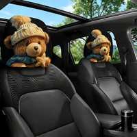 Housse de repose-tête de voiture personnalisable avec impression sur mesure, étiquette personnalisée, vente chaude, toutes saisons, universelle
