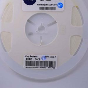 Whole Sale RR1608 0603L912JT 0603 1608 Resistors Chip Resistors SMD Resistors 9.1Kohm 5% 1/10W Thick Film Resistor - Product Image 1