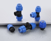Connecteur rapide tuyaux en PEHD raccords d'irrigation tuyau en PE compression tuyau en pvc raccords de compression en plastique raccord fileté