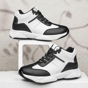 Chaussures de sport décontractées pour hommes, rehaussantes de 8 cm, respirantes, style « Dad Shoes », avec rehausse de 6 cm, doublure en maille tendance - Product Image 3