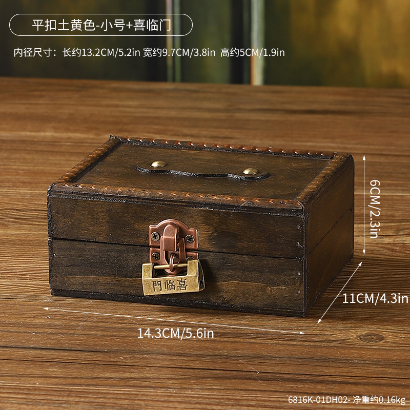 6816K-01DH02 Flat Button, Earthy Yellow - Small Size, Happy Family