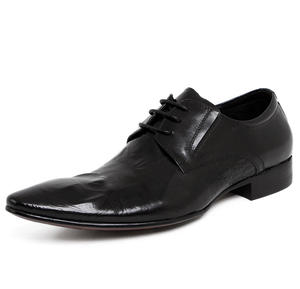 Chaussures de marche formelles en cuir imperméables à enfiler pour hommes, à bout pointu, avec doublure anti-odeur, embout et soutien de la voûte plantaire renforcés - Product Image 1