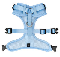 Logo OEM personnalisé fournitures pour animaux de compagnie réversible imprimé réglable réfléchissant personnalisé harnais pour chien en néoprène