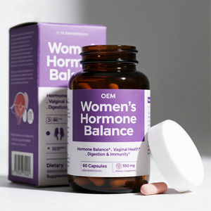 Oem Vrouwen Balans En Stress Ondersteunen Capsules Uitgebreide Hormoongezondheidsformule Met Kruiden En Voedingsstoffen - Product Image 4