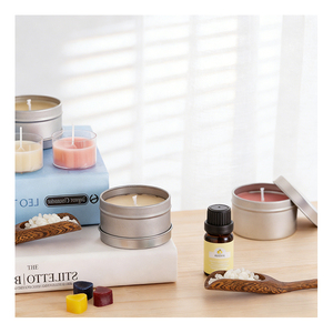 Artisan Scented Packaging Luxury Metal Jar <b>Vanilla</b> Essence Boutique Merchandising Holiday Assortment Collection - Product Image 2