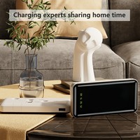Nouvelle batterie externe portable ultra-mince 2026 avec support de téléphone, chargeur rapide numérique personnalisé 10000 mAh USB