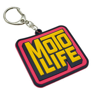 Llavero de PVC personalizado del fabricante original, de goma suave 2D, silicona, cloruro de polivinilo, para eventos de maratón - Product Image 1