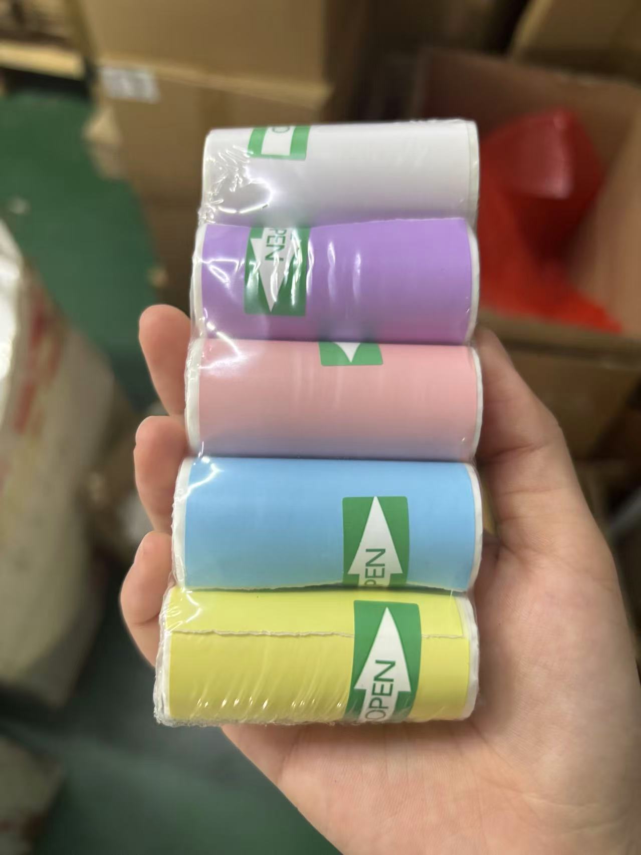 Papier adhésif bleu - 10 rouleaux