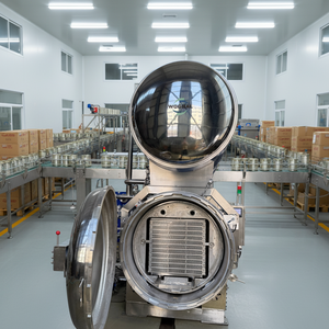 Autoclave <span class=keywords><strong>de</strong></span> inmersión en agua <span class=keywords><strong>de</strong></span> doble tanque para esterilización <span class=keywords><strong>de</strong></span> alimentos en bolsas al vacío - Product Image 1