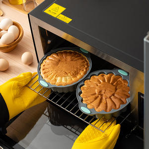 Moules à gâteau en silicone antiadhésif gris sans BPA Moule à gâteau sans BPA pour la cuisson pour la fabrication <span class=keywords><strong>de</strong></span> délicieux gâteaux Ensemble d'ustensiles <span class=keywords><strong>de</strong></span> cuisson - Product Image 5