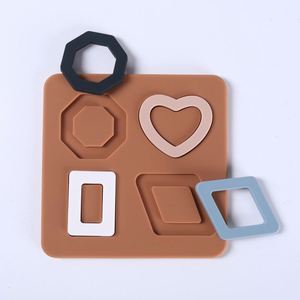 Juguetes de Rompecabezas para Niños de 0 a 3 Años, Tablero de Rompecabezas 3D de Silicona de Grado Alimenticio, Juguetes de Rompecabezas para Bebés - Product Image 3