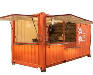 Container Bar and Restaurant Street Fast Food Mobile Restaurant Coffee Shop Tables and Chairs from Manufadtory