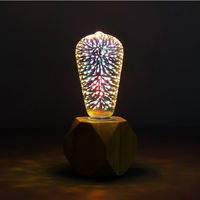 Populaire Led Edison bar décoration de scène 3D feux d'artifice effet d'éclairage lampe ST64 coloré 4W outil E27 universel vis Durable ampoule