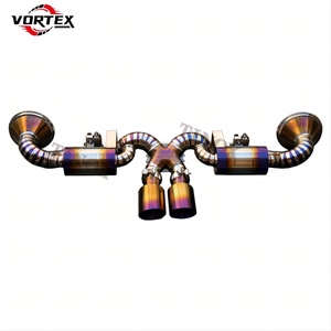 Système d'échappement Catback à haut débit en alliage de titane avec soupape pour 911 992 GT3 GT3 RS, silencieux de course Valvetronic. - Product Image 4