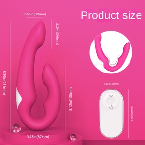 レズビアンウェアダブルGスポットバイブロイドセクシーリモコンディルド女性オナニー大人用品Lala Share Tease Into Body - Product Image 4