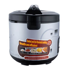 Olla <span class=keywords><strong>arrocera</strong></span> eléctrica portátil directa de fábrica, acero inoxidable negro, diseño de <span class=keywords><strong>Sushi</strong></span> asiático japonés, taza medidora, paleta para el hogar - Product Image 5