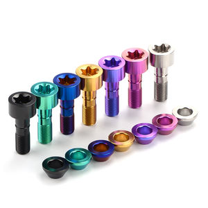 Vis de roue en titane TITST <span class=keywords><strong>Gr</strong></span>.5 à tête Torx, siège à bille, M14*1.5*28-45mm pour VW AUDI, voiture de course, automobile, moyeu de roue - Product Image 5