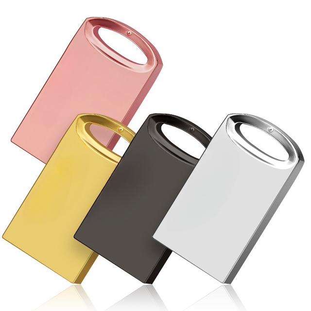 Original Metal USB 2.0 64GB Drives Memory Stick 8GB 16GB 128GB Mini Metal Pendrive 64GB USB Flash Drive Usb