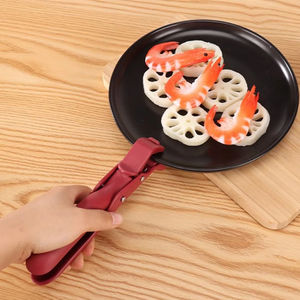 Anti-Scald Gripper Clip Hot Dish Non-Slip Plate <b>Bowl</b> Clip Retriever Tongs <b>Silicone</b> Handle <b>Bowl</b> Dishes Anti-Scald Kitchen Gadgets - Product Image 2