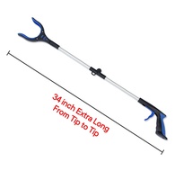 Nuevo Pick up Reacher Recogedor de basura plegable Herramienta de captura de basura Reacher Tool