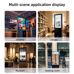 शॉपिंग मॉल, प्रदर्शनियों और इनडोर विज्ञापन के लिए मोबाइल स्मार्ट एलसीडी वीडियो पोस्टर स्टैंड-डिजिटल डिस्प्ले - Product Image 6