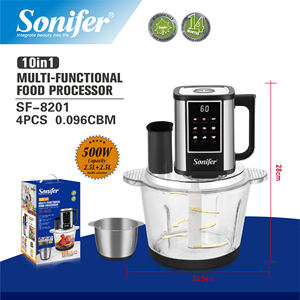Robot culinaire Sonifer SF-8201 10 en 1, machine de cuisine multifonctionnelle, hachoir, trancheuse pour la cuisine à domicile, préparation des repas, cadeau - Product Image 3