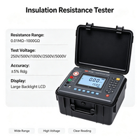 Testeur de résistance d'isolement haute précision 15 kV, diagnostic de courant de court-circuit 6 mA, diagnostic de tension de coup de frein, immunité au bruit automatique