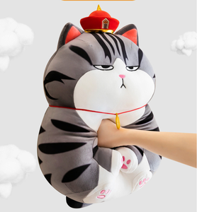 Peluche Super Morbido di Gatto e Cane Cartoon, Divertente Re Gatto, Cane del <span class=keywords><strong>Bazar</strong></span>, Peluche Anime Cartoon Multicolore, Giocattolo Carino - Product Image 6