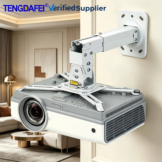 Manual Control Epsheng Adjustable Home Office Retractable Wall Bracket Ceiling Projector Hanger Wall Shelf Mounts 60-200cm