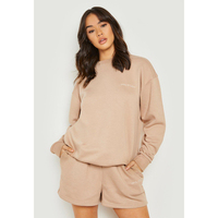 Fabricant de vêtements chinois – Survêtement court ample personnalisé avec lettres brodées pour femme
