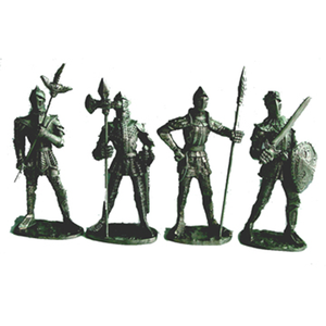 Ensemble <span class=keywords><strong>de</strong></span> Chevaliers Vintage en Étain Moulé sous Pression, Alliage <span class=keywords><strong>Plomb</strong></span>-Etain, Pièces <span class=keywords><strong>de</strong></span> Jeu Miniatures <span class=keywords><strong>de</strong></span> 8 cm, Figurines <span class=keywords><strong>de</strong></span> <span class=keywords><strong>Soldats</strong></span> Électroplaquées, Thème TV et Cinéma - Product Image 2