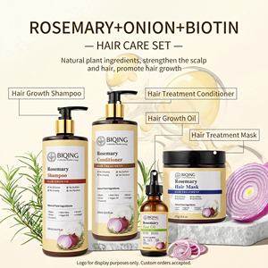 Champú y Acondicionador de Cebolla Roja y Semilla Negra Anticaída de Marca Blanca para el Crecimiento del Cabello - Product Image 2