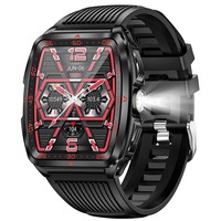 Reloj mundial VALDUS 5ATM resistente al agua, control del ritmo cardíaco, reloj inteligente para exteriores, pantalla de 1,8 pulgadas, presión arterial, reloj inteligente VD22 Pro
