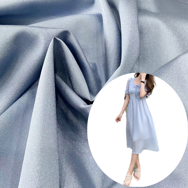 Best Quality Polyester Stretch Pure Chiffon Fabric  for Dress Woman Material