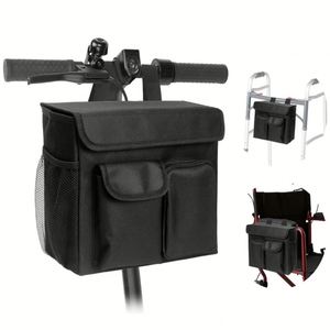Nuevo Producto: Bolsa de Almacenamiento para Bicicleta y Scooter, Portátil, de Gran Capacidad, con Cierre de Cremallera, Unisex, de Poliéster Negro, para Ciclismo al Aire Libre - Product Image 1
