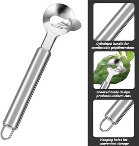 Éplucheur manuel en acier inoxydable pour <span class=keywords><strong>cactus</strong></span>, cuillère à éplucher, couteau à nouilles pour la préparation de nouilles fraîches et outils de pâcificage des pâtes - Product Image 4