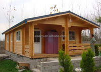 Maison préfabriquée extensible moderne Treezo L203 en OSB avec panneaux SIP 18x12x6.6m, solution écologique complète pour usage extérieur, garantie de plus de 5 ans