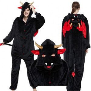 2026 Combinaison <span class=keywords><strong>Kigurumi</strong></span> Unisexe pour Adulte, Motif <span class=keywords><strong>Dragon</strong></span> Noir, Iron Man, Superman, Chaude, pour Cosplay et Vêtements d'Intérieur, Vente en Gros, Marque OEM Guangdong - Product Image 4