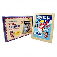 Nouveau Kit DIY 2026 : Cadre Photo 3D en Pâte à Modeler Super Légère à Séchage à l'Air – Jouet Créatif Éducatif pour Enfants