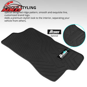 Alfombrillas de látex para Chevy Silverado 1500 Crew Cab 1999-2006, alfombras para todo tipo de clima, 5 piezas, estilo IKON, impermeables - Product Image 2