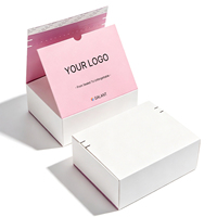Boîte d'expédition en carton ondulé personnalisée avec logo, bande de déchirement et fermeture auto-adhésive, emballage premium pour expédition et cadeaux, provenance Chine
