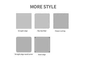 Chiffon de nettoyage pour lentilles de lunettes en microfibre 100% polyester, bord et logo personnalisés - Product Image 6