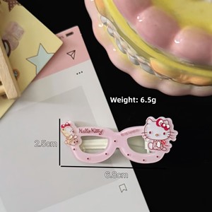 กิ๊บติดผมรูปแมวสีชมพูหวาน สไตล์ปากเป็ด ประดับหัวใจน่ารัก สำหรับเด็กผู้หญิง ตกแต่ง<span class=keywords><strong>ผม</strong></span>ด้านข้าง - Product Image 3