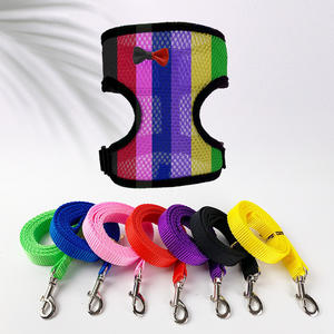 <span class=keywords><strong>Harnais</strong></span> de corde de <span class=keywords><strong>traction</strong></span> <span class=keywords><strong>anti</strong></span>-dérapant extérieur respirant en maille colorée de vente chaude pour chiens - Product Image 1