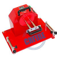 Machine à rouler les tuyaux en acier flexible rouge DC24V durable pour la lutte contre l'incendie