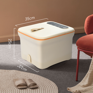 フットバスタブバスマッサージャー家庭用インテリジェントマッサージフットバス電気加熱式シアツフットバススパマッサージャー - Product Image 5